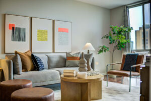 Living Room staged by Michael Fowler Creative