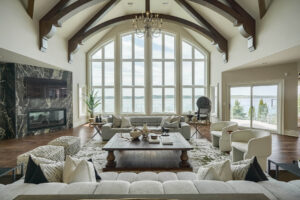 Trillium Home Staging styling living room staging