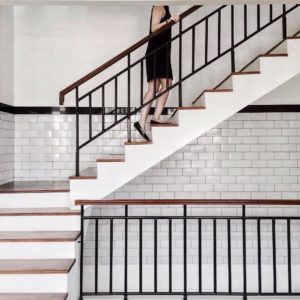 steps of service up the stairs