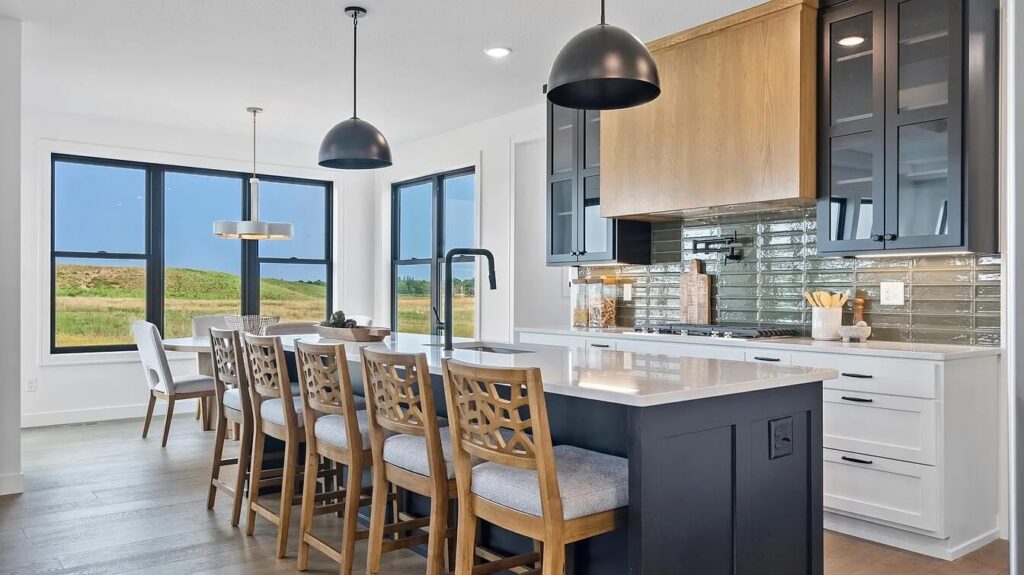 kitchen staged by five star stagings