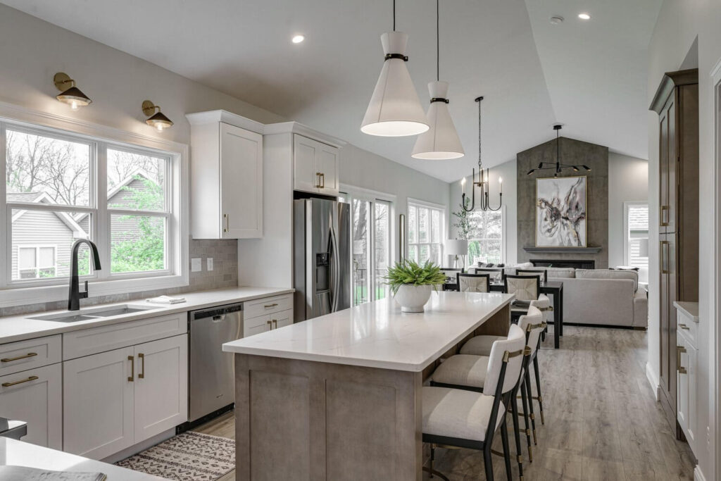 kitchen staged by flourish interiors